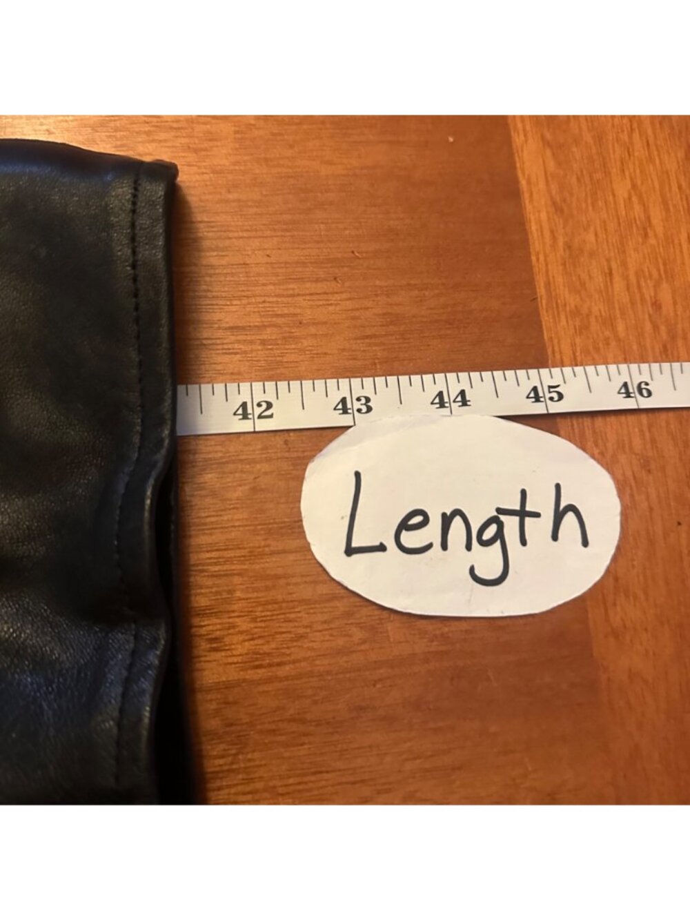 Vakko Womens Black Leather Pants Size 12 Made In USA - Picture 4 of 8